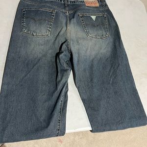 Men’s “distressed “ guess jeans
